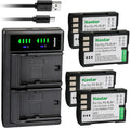 Kastar 4-Pack BLM-1 Battery and LTD2 USB Charger Replacement