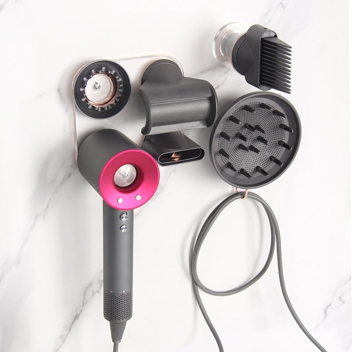 Acrylic Dyson Supersonic Holder for Bathroom