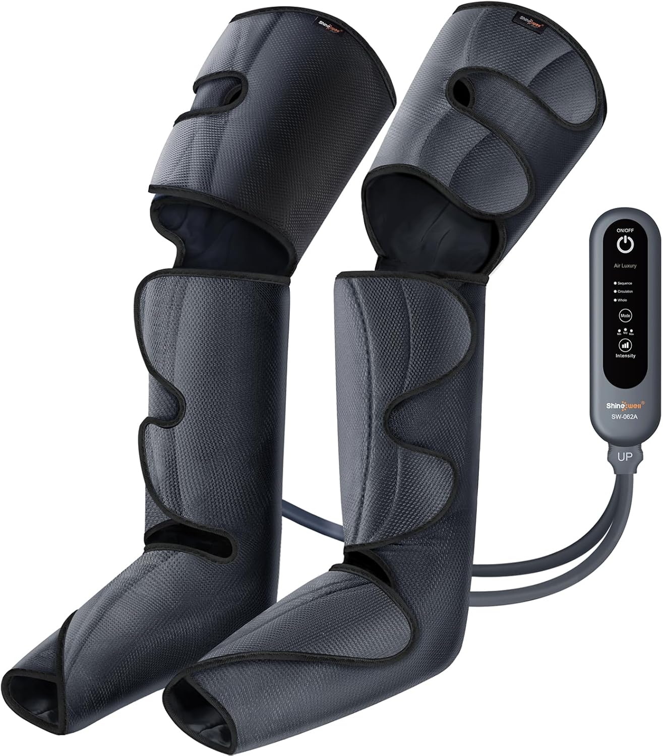 SHINE WELL Leg Compression Massager for Pain Relief and Circulation