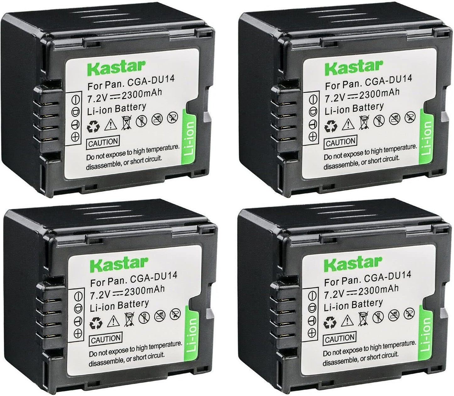 Kastar 4-Pack DZ-BP14 Battery Replacement for Hitachi Cameras