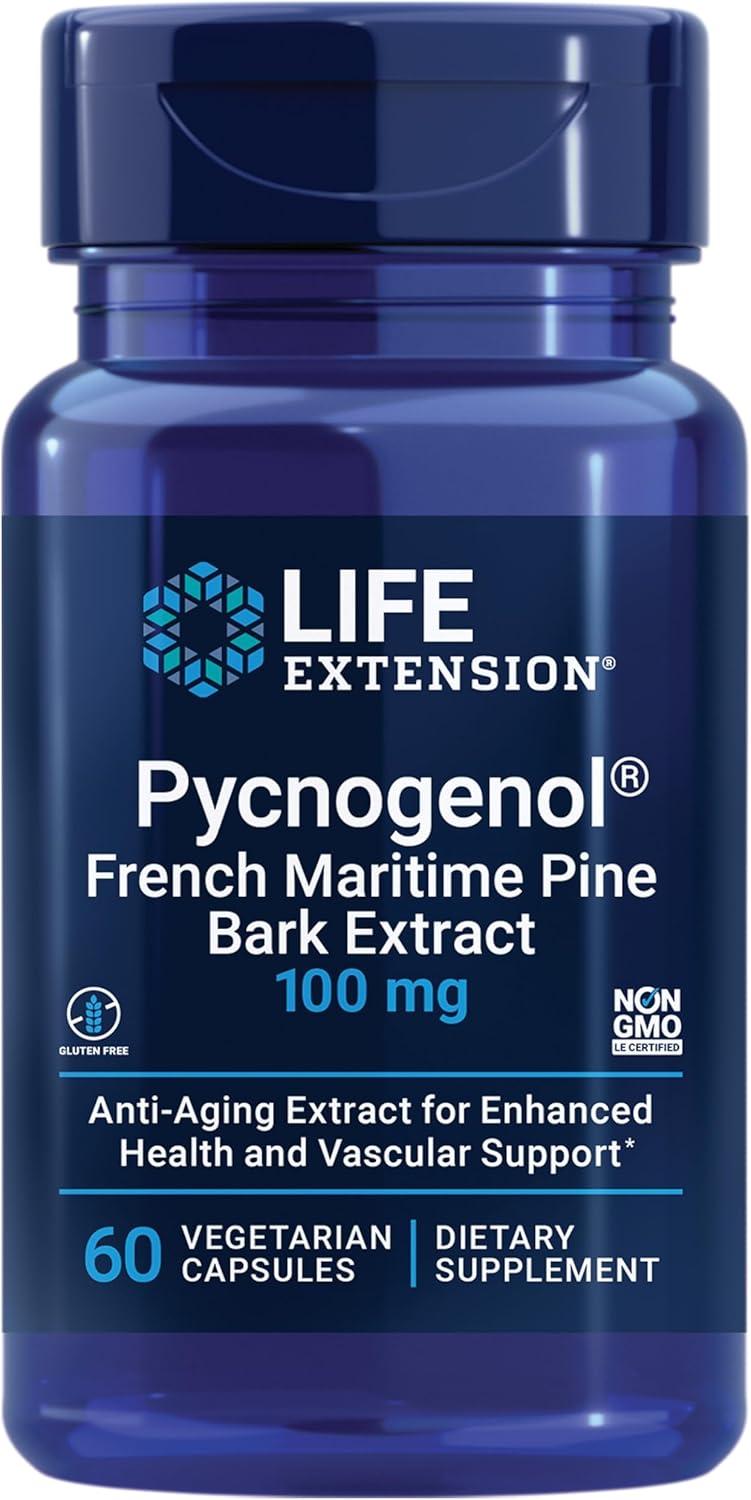 Pycnogenol French Maritime Pine Bark Extract for Healthy Aging