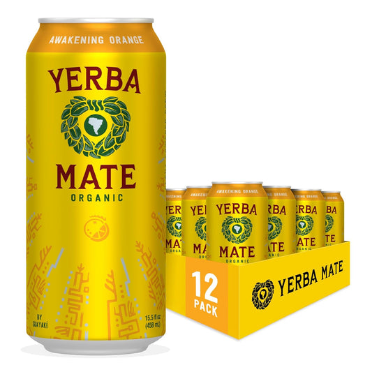 Yerba Madre Organic Yerba Mate Awakening Orange Energy Drink