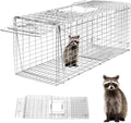 Animal Trap 26in x10in x9in Cage Trap - Heavy Duty Folding Humane Trap