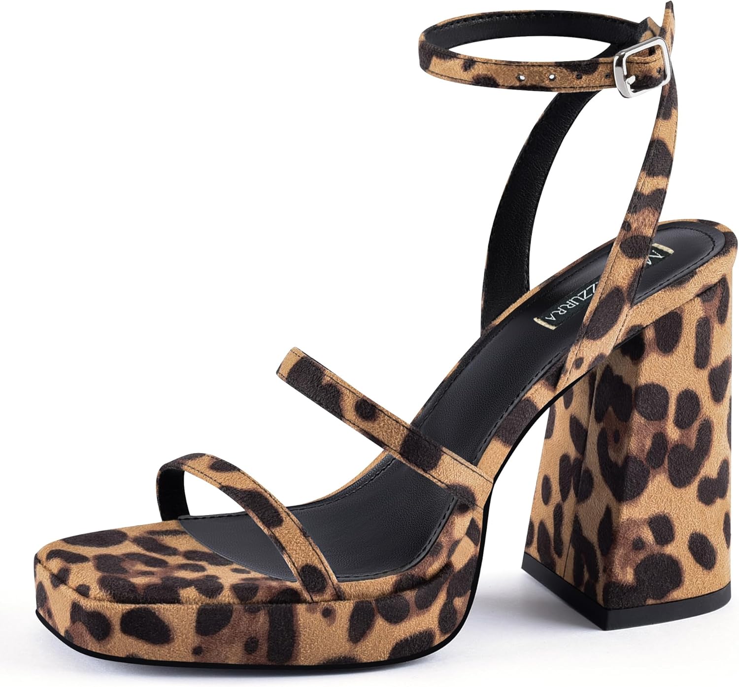 MIRAAZZURRA Platform Strappy Heel Sandals for Women Events