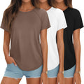 3 Stylish Summer Short Sleeve Tops for Women by Ficerd