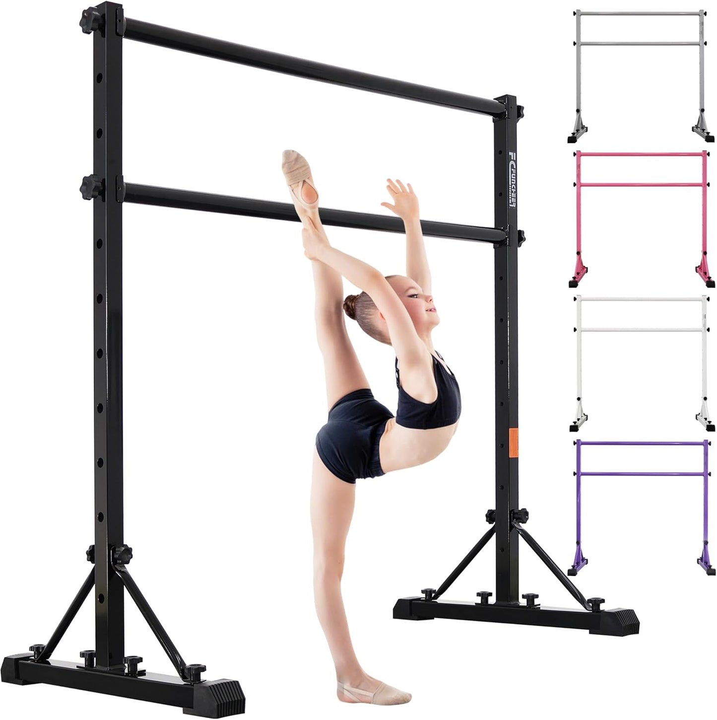 Adjustable Ballet Barre for Dance & Balance Exercise at Home