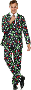 Men's Christmas Party Suit Funny Costume Novelty Jacket Trousers at