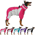Full-Body Dog Coat with Harness - Warm Reflective Winter Snowsuit