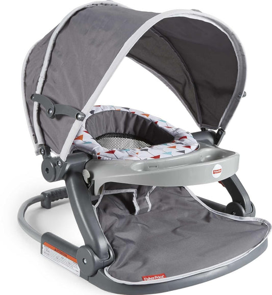 Portable Baby Floor Seat with Canopy - Fisher-Price