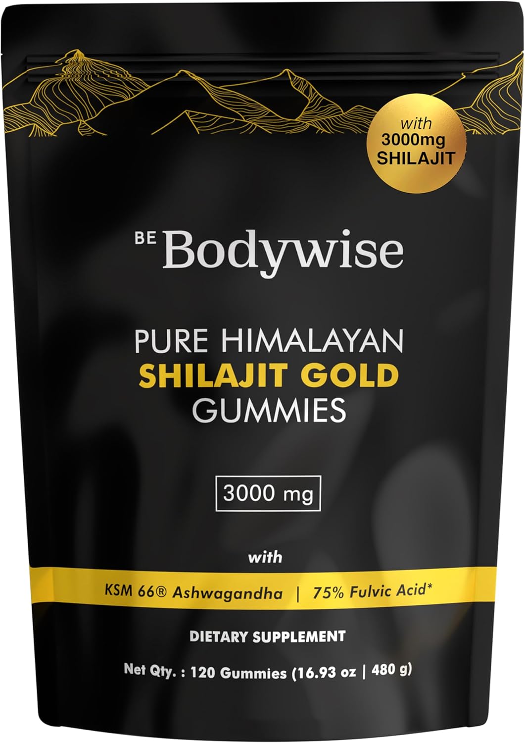 Pure Himalayan Shilajit Gummies for Energy and Wellness Boost