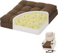 Large Memory Foam Recliner Cushion 20x20x5 in - Easier to Stand