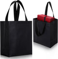 Eccliy 80 Piece Reusable Gift Bags Set Medium Black - Durable, Shiny