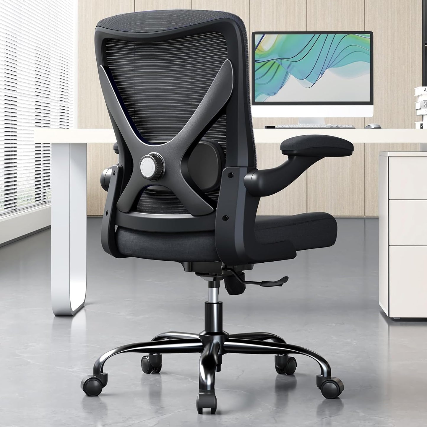 Ergonomic Office Chair with Lumbar Support for Comfort and Style