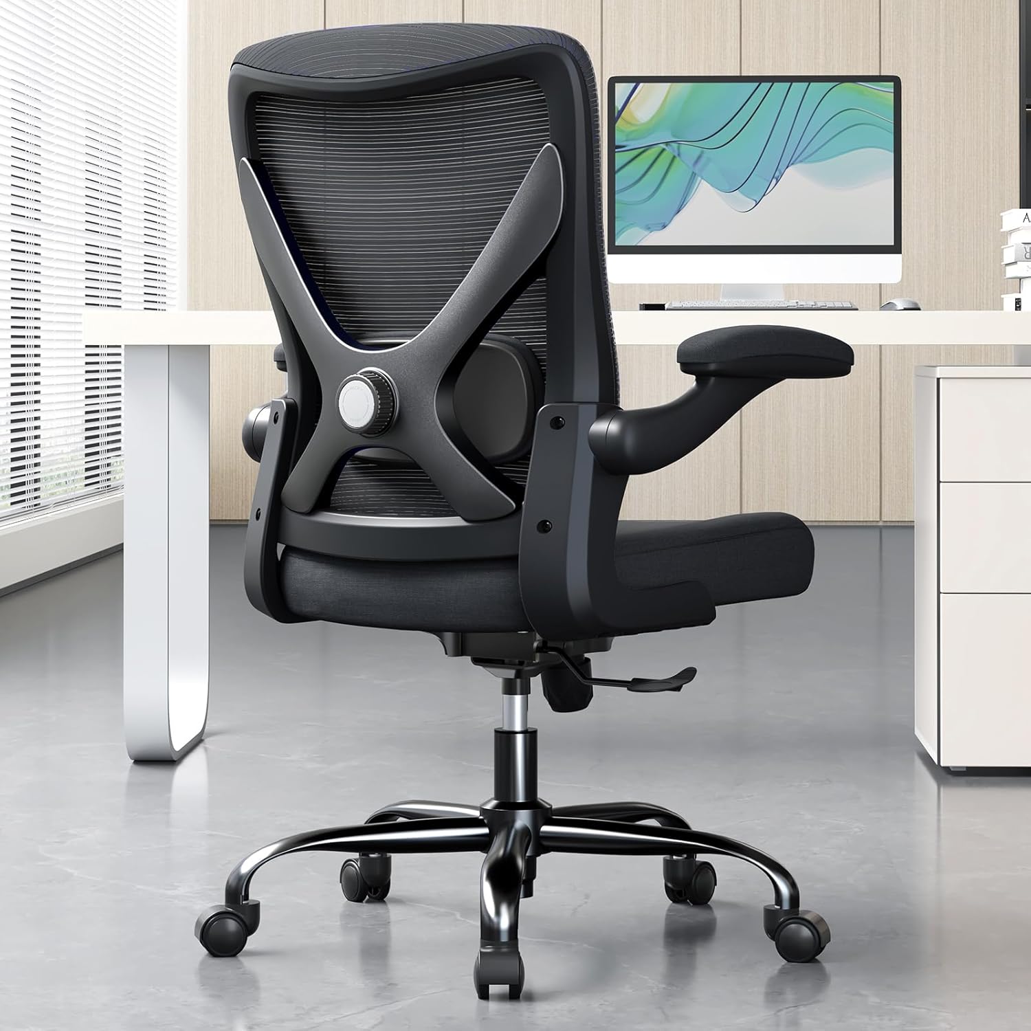 Ergonomic Office Chair with Lumbar Support for Comfort and Style