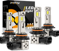 Vision 9006 + 9005 Bulbs 16000LM High Low Fog Lights - Bright Daylight
