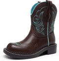 Cowboy Cowgirl Boots for Women Mid Calf - Arch Support Comfort