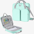 4 Inch 3 Ring Zipper Binder with Shoulder Strap - Large Capacity