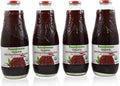 100% Pomegranate Juice USDA Organic Glass Bottle (4 Pack)