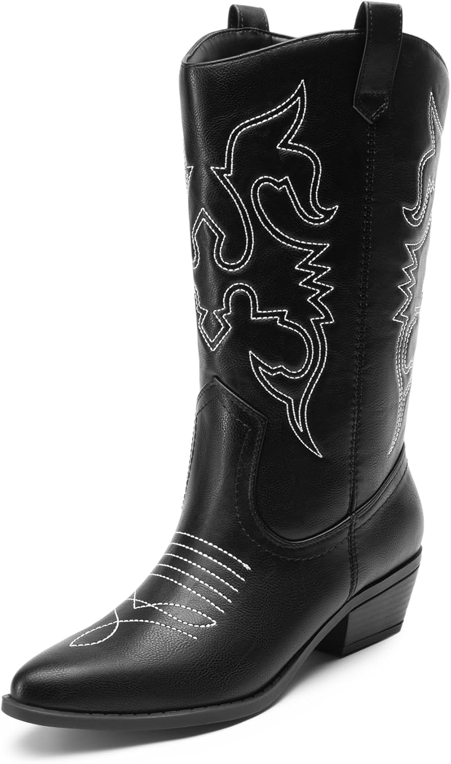DREAM PAIRS Women's Cowboy Boots for Stylish Comfort and Fit