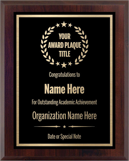 Personalized Award Plaques for Employee Recognition and Service