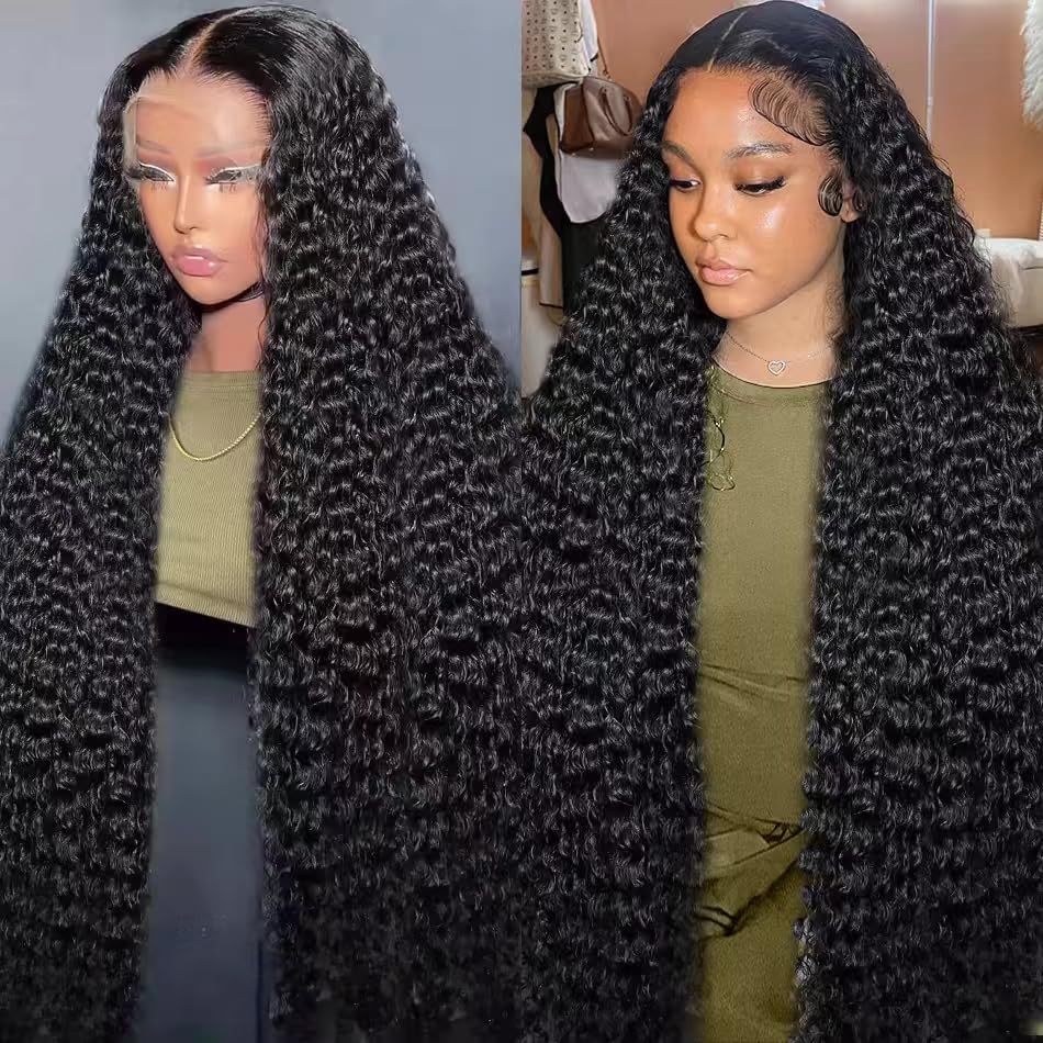 13x6 Deep Wave Lace Front Wigs Human Hair for Gorgeous Styles