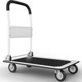 Upgraded Foldable Push Cart Dolly - Heavy Duty Foldable Platform