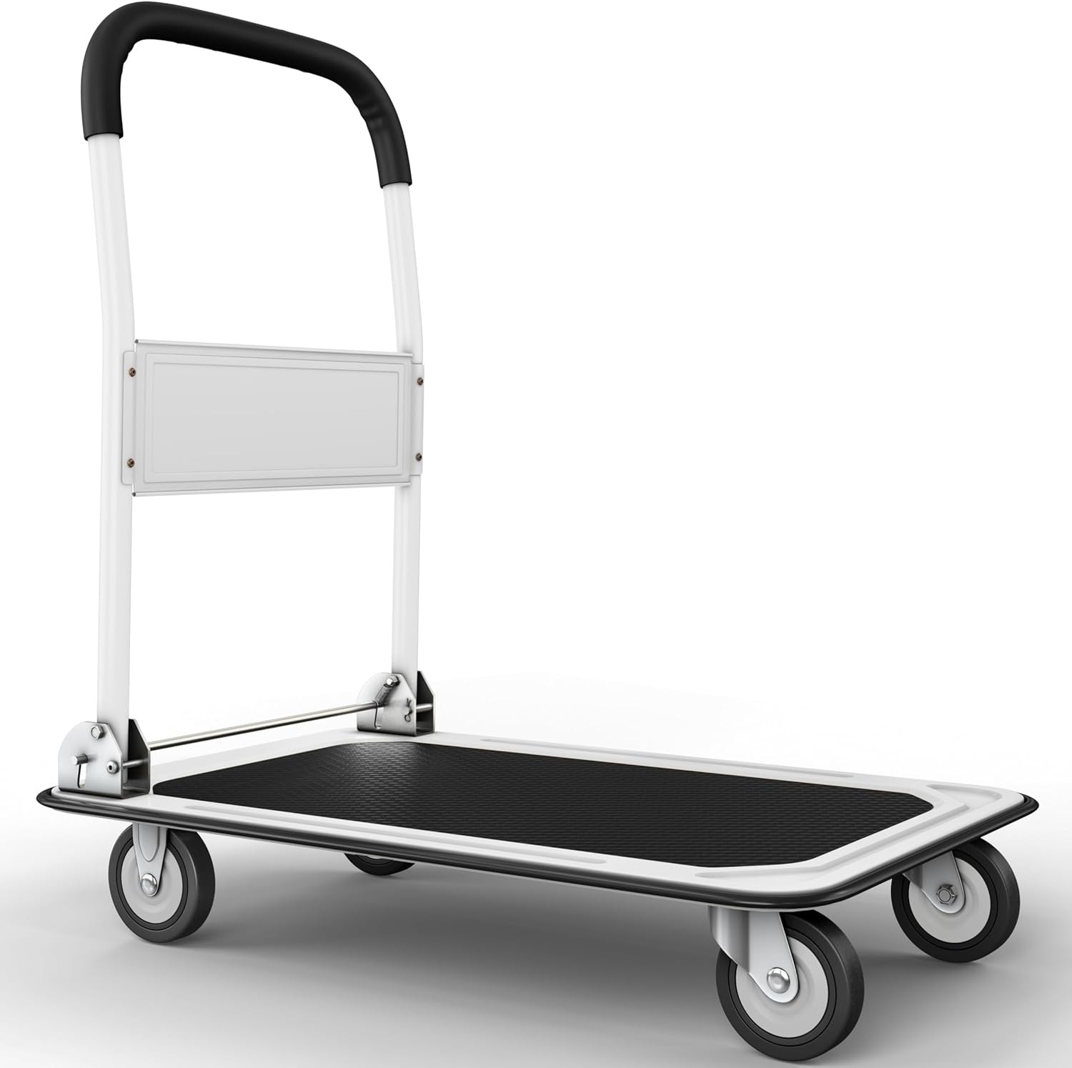 Upgraded Foldable Push Cart Dolly for Heavy Duty Moving Tasks