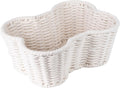Dog Toy Basket Bone Shaped Pet Organizer - Handmade Cotton Rope