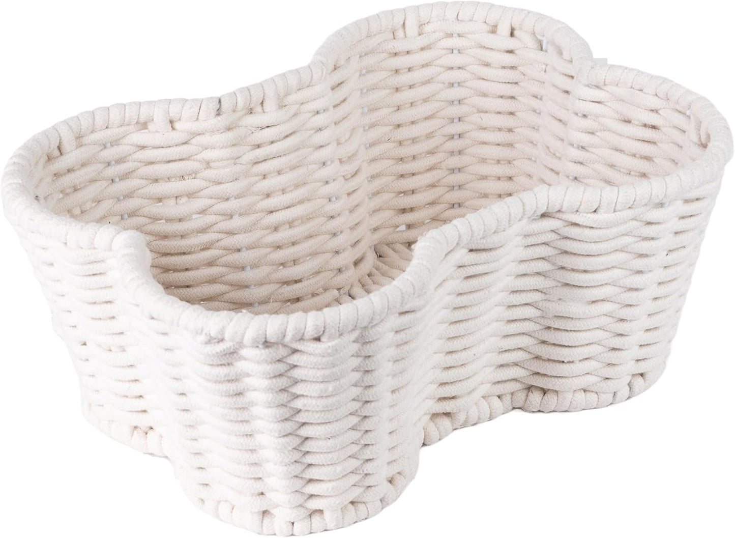 Handmade Dog Toy Basket - Bone Shaped Pet Organizer for All Pets
