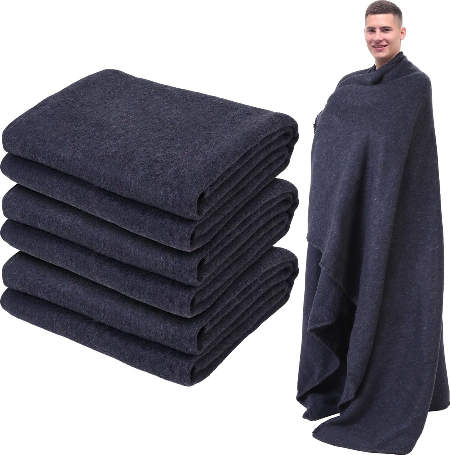 Fire Retardant Wool Blanket Trio - Cozy Outdoors Essential