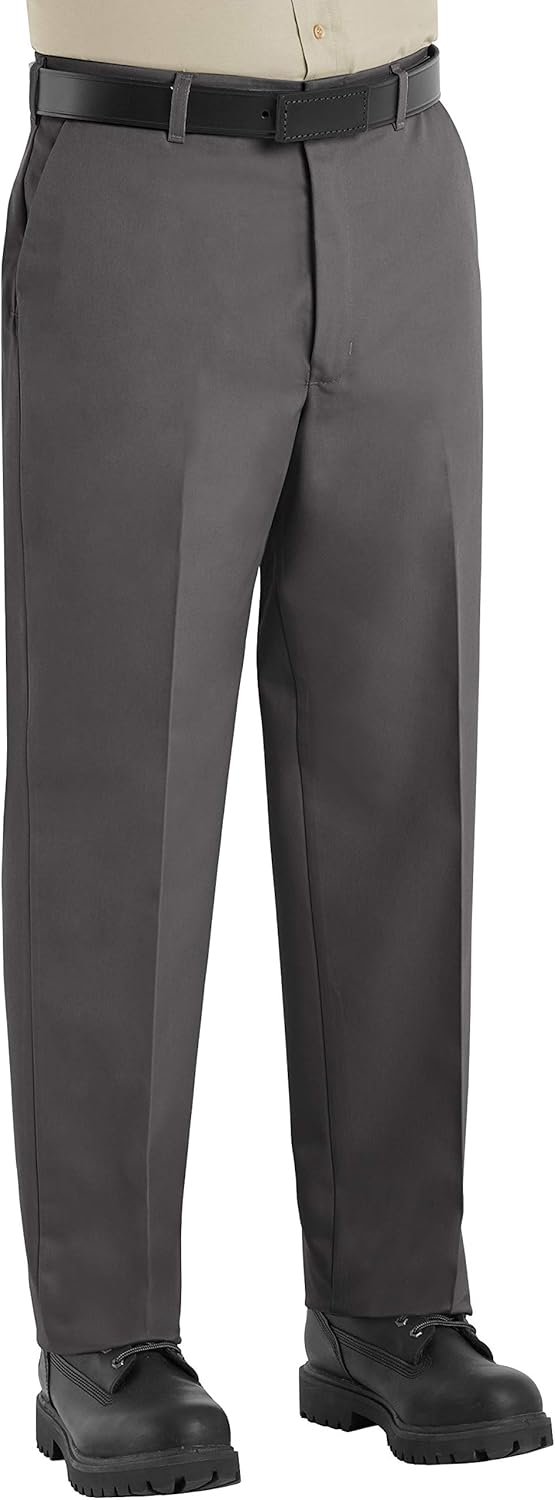Red Kap Men's Wrinkle-Free Regular Fit Twill Blend Work Pants