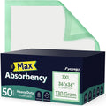 50 Count Hospital Grade 130g 36 x 36 Max Absorbency Disposable