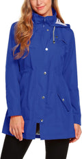 ZHENWEI Womens Lightweight Hooded Waterproof Rain Jacket - Packable 2%