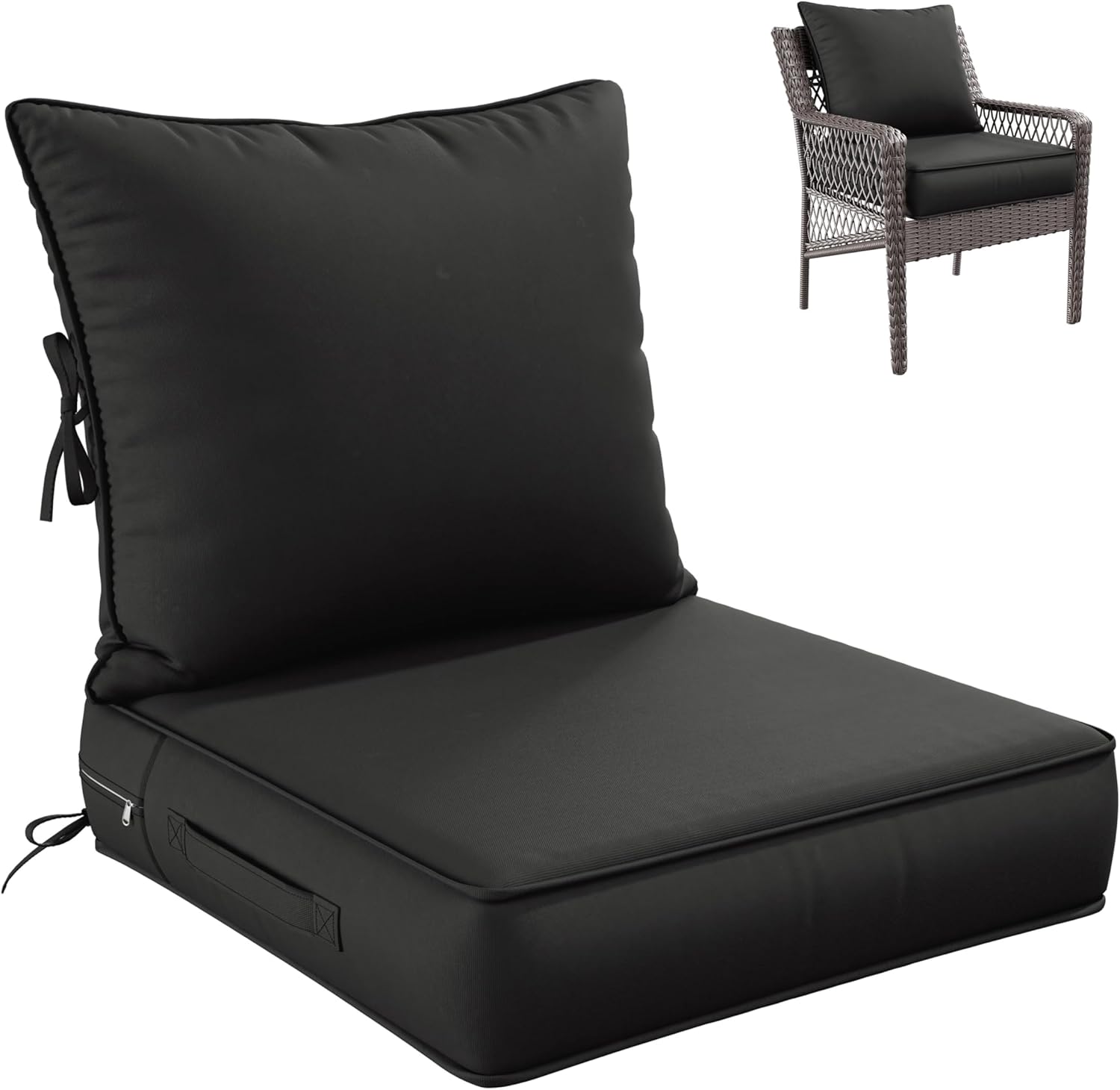 Premium Outdoor Seat Cushion Set for Patio Furniture Comfort