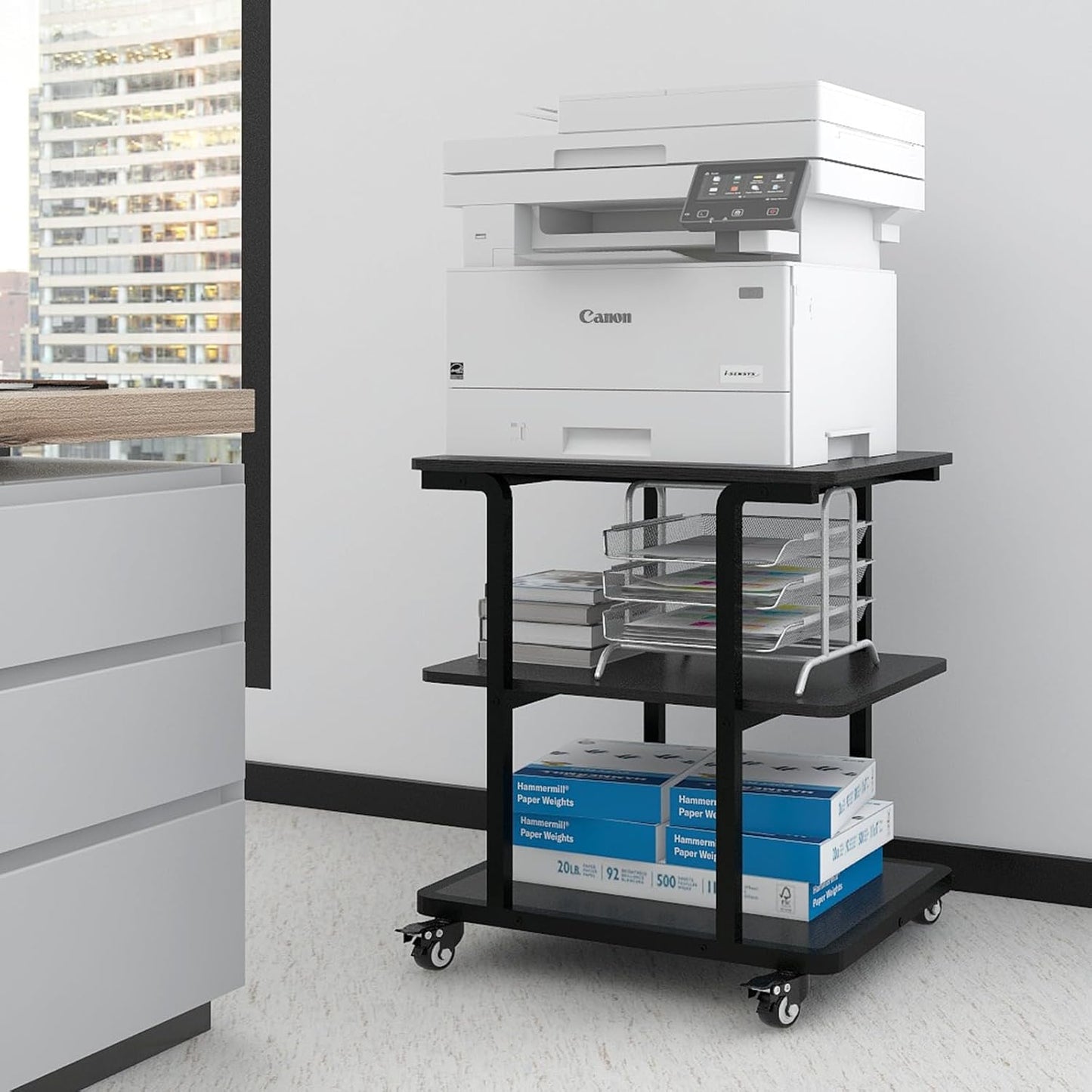 Natwind 3-Tier Printer Stand | Mobile Storage Solution