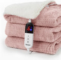 Heated Blanket Electric Blanket Twin Waffle - Fast Heating, Safe