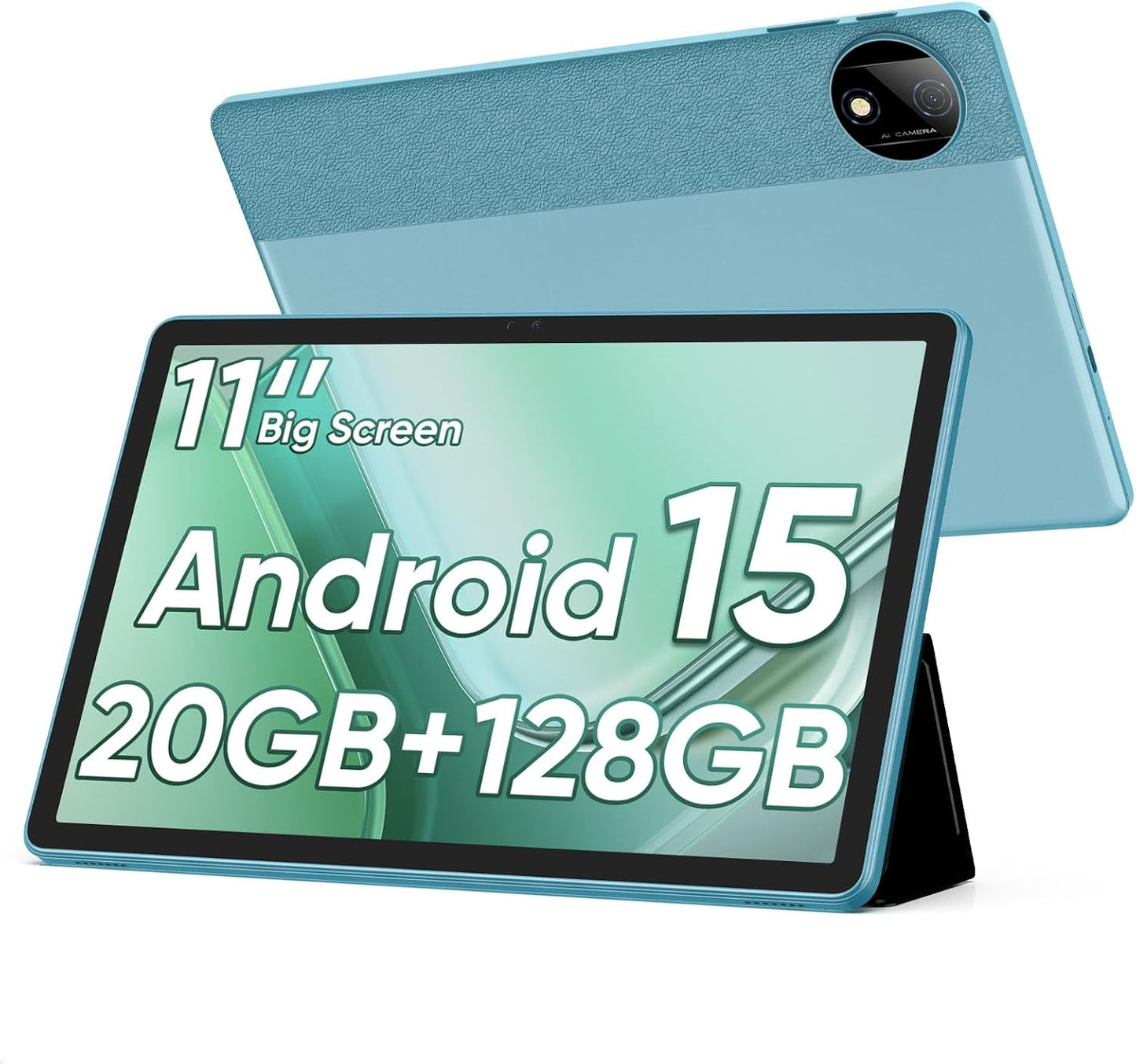 Aiprotablet Android 15 Tablet with 11 inch LCD Display