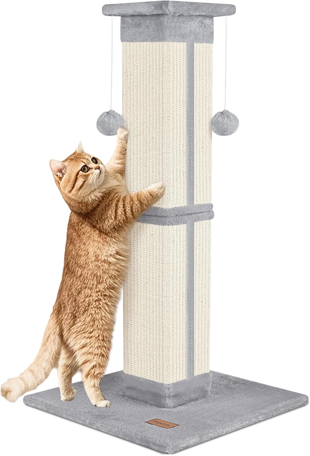 Cat Scratching Post 33 Inch for Indoor Cats - Furniture Protector