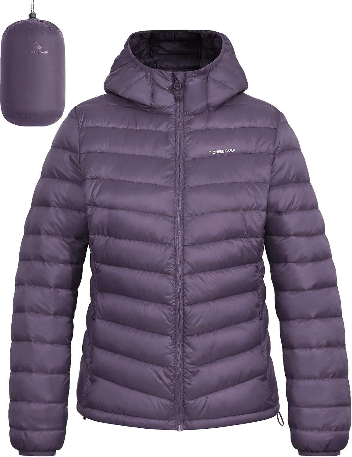 Packable Puffer Jacket for Women - Lightweight & Water-Repellent
