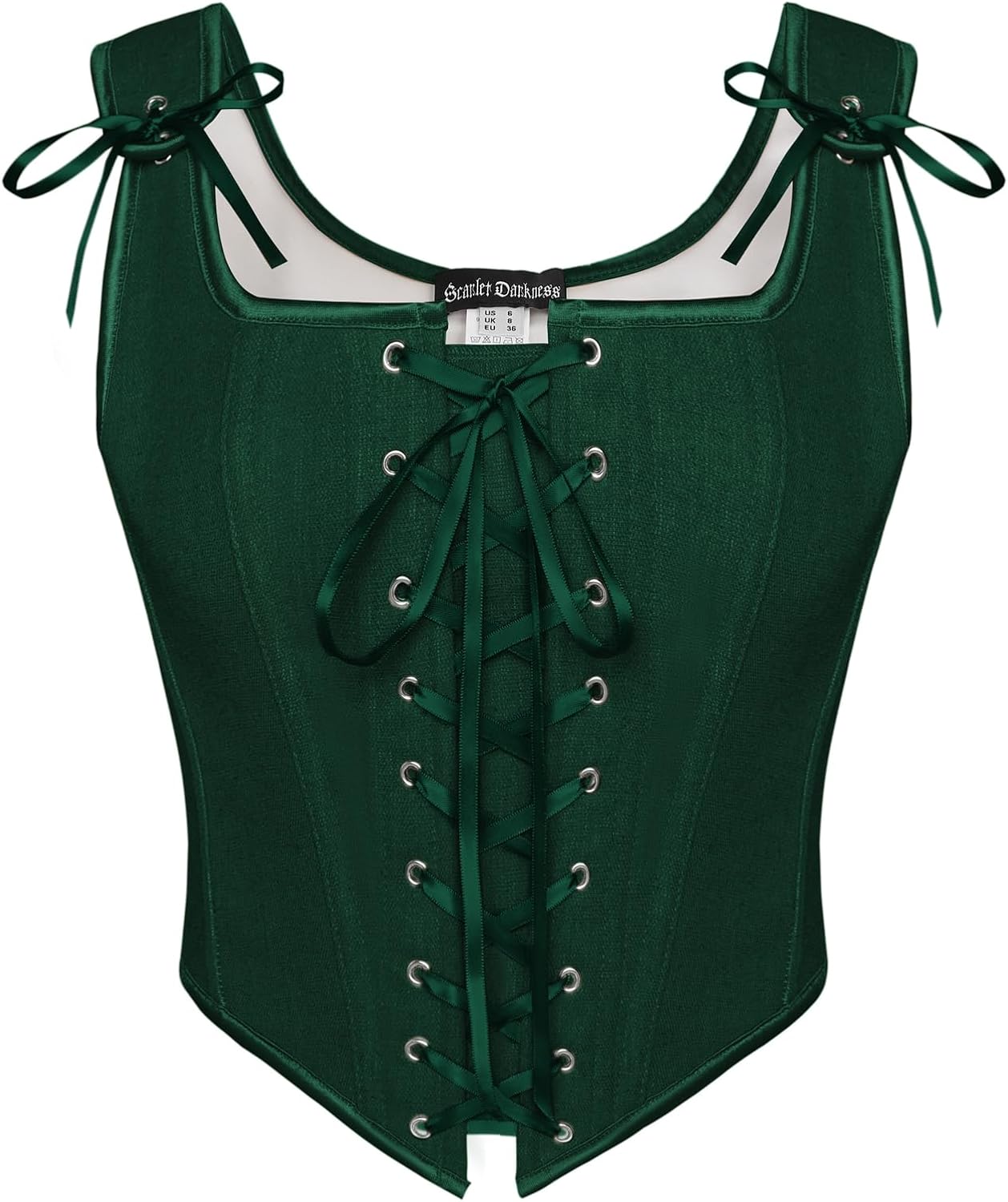 Renaissance Corset Tops for Women - Vintage Lace Up Overbust