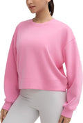 THE GYM PEOPLE Women's Cute Cropped Sweatshirt