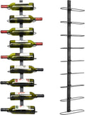Wall Mount Wine Rack Organizer - Adjustable Wall-Mounted Wine Holder