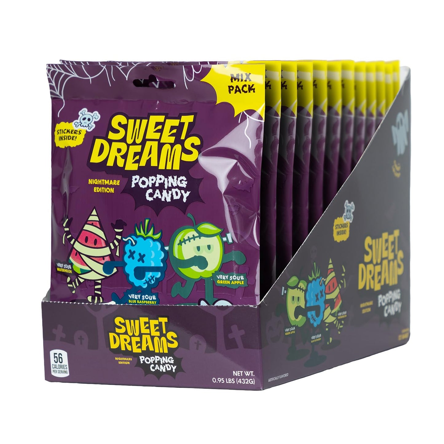 Sweet Dreams Spooky Popping Candy for Halloween Fun and Treats
