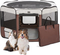 Dog Playpen 46 in Portable Foldable Play Pens for Small Medium Dogs