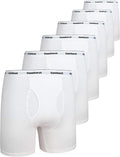 Comfneat Men's 6-Pack Boxer Briefs Soft Breathable Underwear Clothing