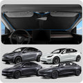 Front Windshield Sunshade for Tesla Model Y & 3 - Keeps Cabin Cooler