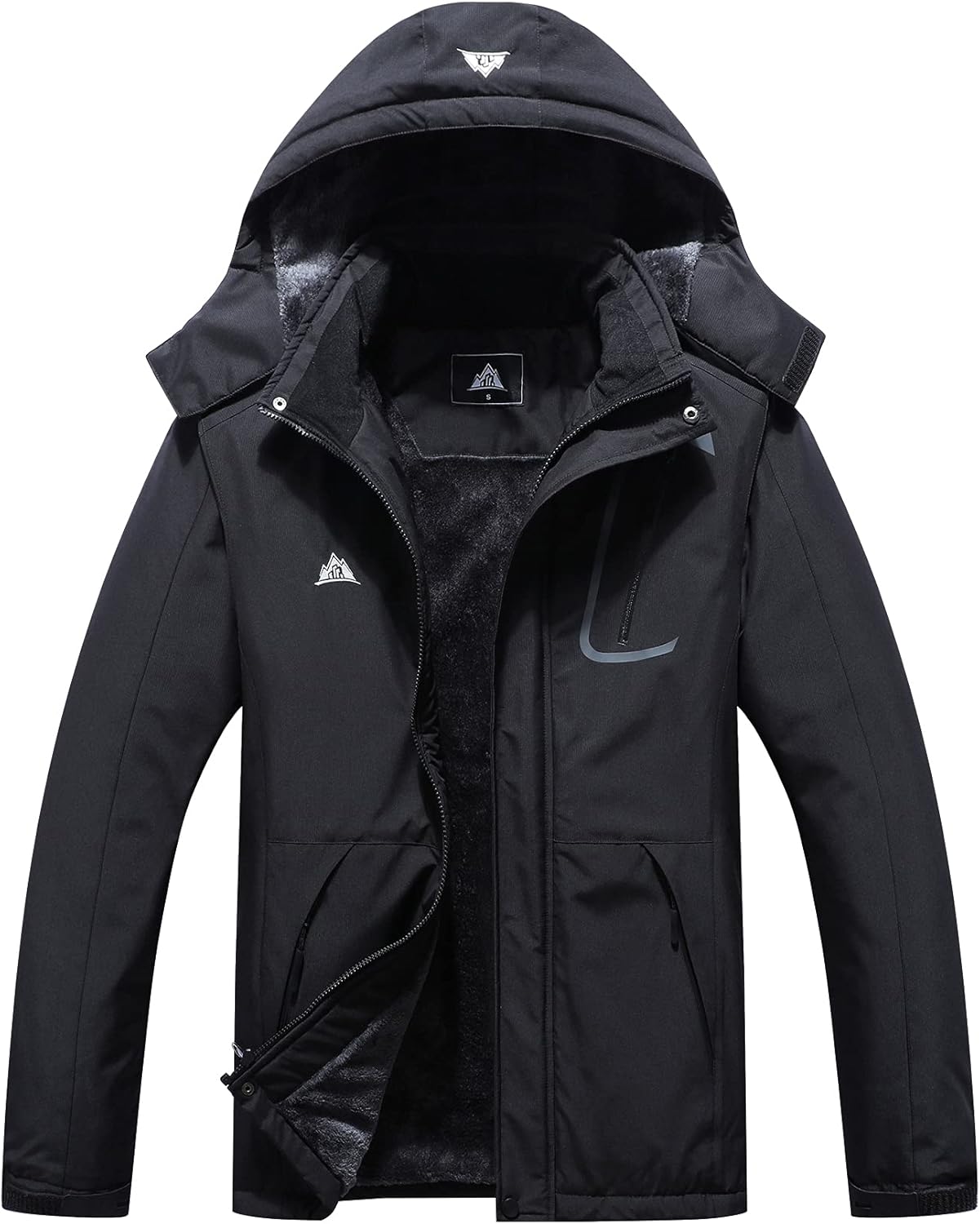 MOERDENG Women's Waterproof Ski Jacket for Winter Sports