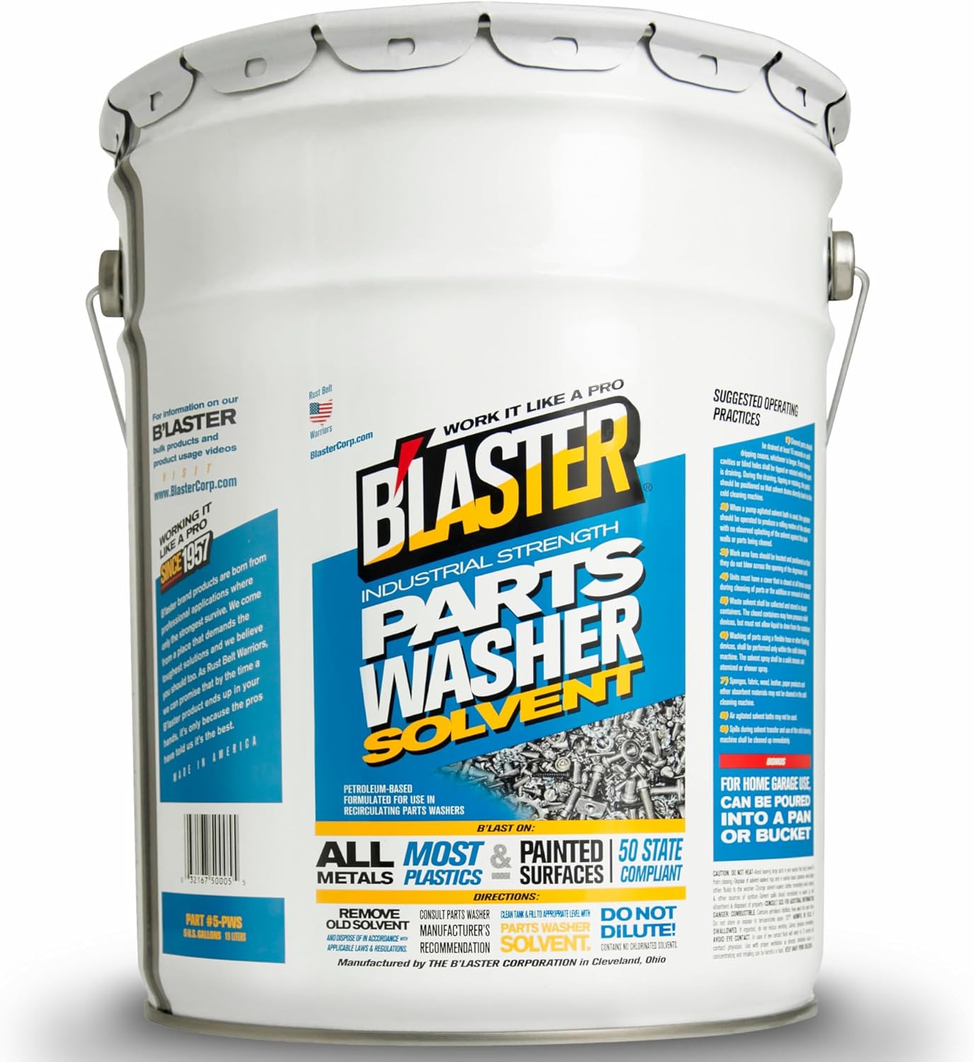 Blaster Parts Washer Solvent for Effective Oil and Grease Removal