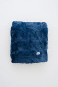 Super Soft Cozy Throw Blanket for Home and Travel - Blue