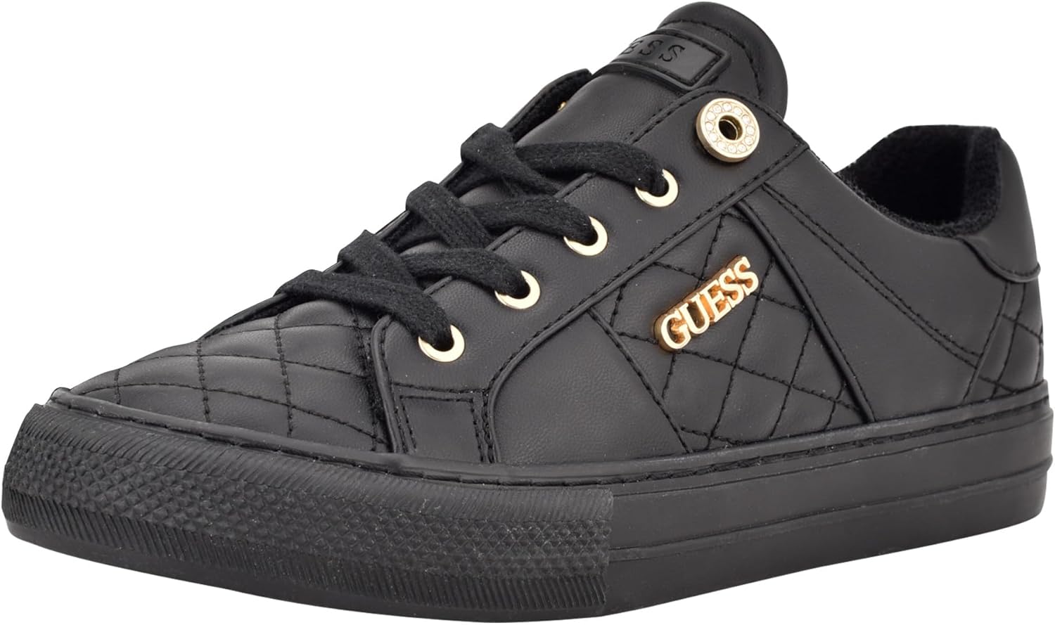 GUESS Women's Loven Sneaker: Chic Quilted Design for Comfort